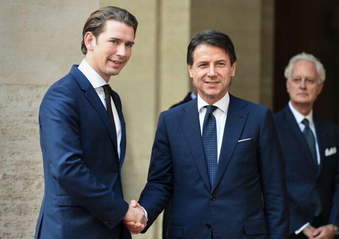   The migration issue has been agreed between Chancellor Kurz (left) and Italian Prime Minister Conte. On the issue of dual citizenship for South Tyrol, Kurz tried to calm down the Italian side. 