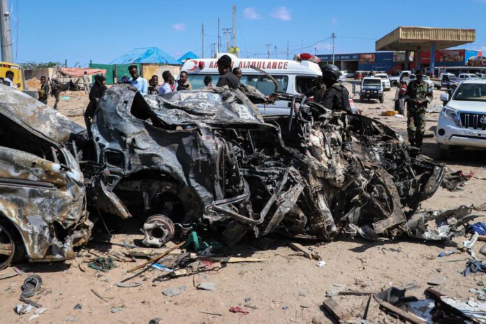 Bilder der Verwüstung: Terror erschütterte Mogadischu