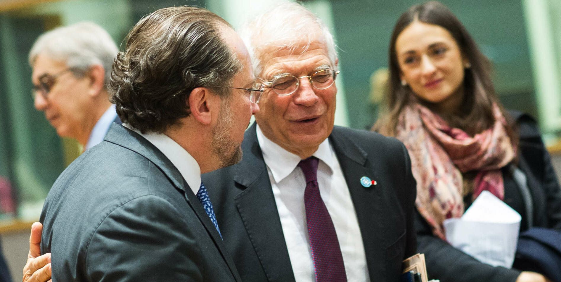 Truppenentsendung „sehr gut überlegen“: Außenminister Schallenberg mit EU-Außenbeauftragtem Borrell in Brüssel.