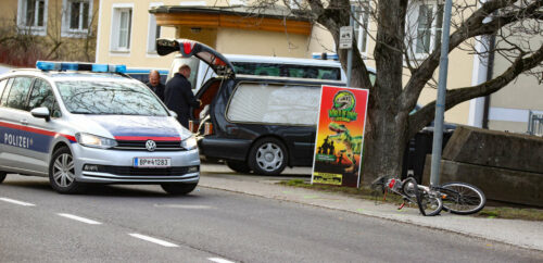 An dieser Stelle passierte der tödliche Unfall mit dem Radfahrer.