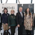 Von links: Alexander Scheutz (Bürgermeister Hallstatt), Susanne Blaimschein (Obfrau FdR), Andrea Hummer (kaufmännische Leitung FdR, Landeshauptmann Thomas Stelzer, Marija Gavric (Kulturstadträtin Bad Ischl) Airan Berg (künstlerischer Leiter FdR)