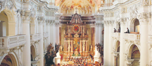 Die Stiftsbasilika ist einer der Schausplätze der Brucknertage.