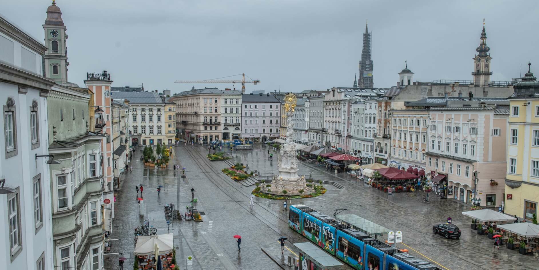 Noch kann die Polizei geplante Demos der Bewegung Autofreitag, die eine Zufahrt zum Linzer Hauptplatz blockieren wollen, nicht untersagen.