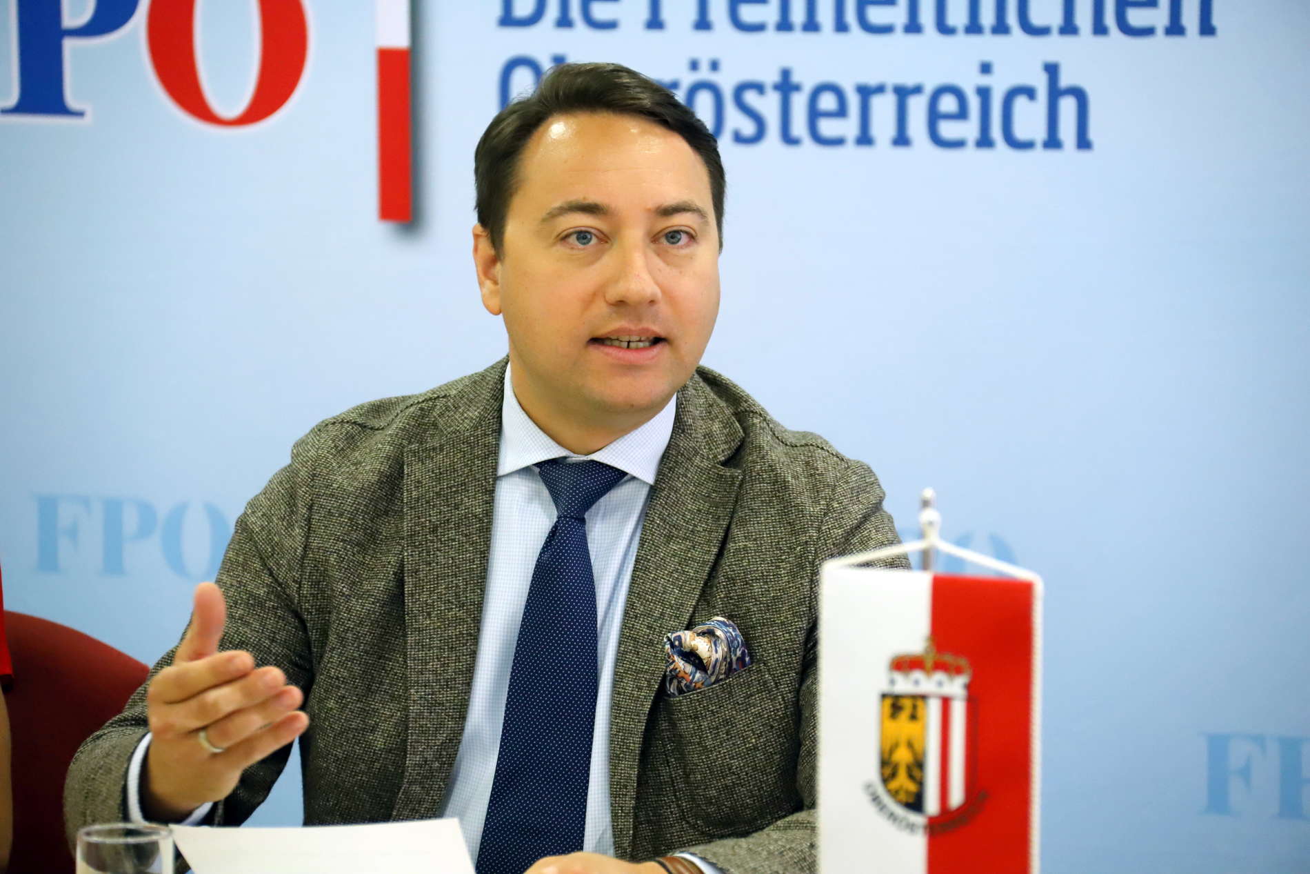 FPÖ-Landeschef Manfred Haimbuchner