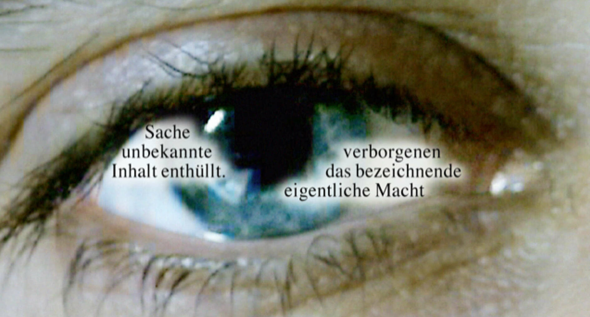 VALIE EXPORT: Der Blick des Blickes (Detail), 1992/2004/2020