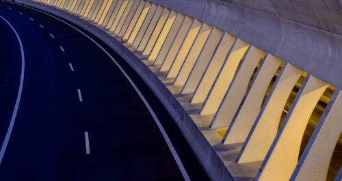 motorway s10 near freistadt, mhlviertel, upper austria, noi