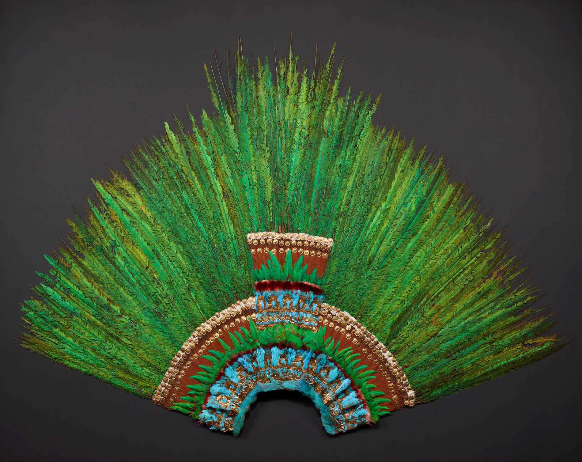Quetzalfeder-Kopfschmuck