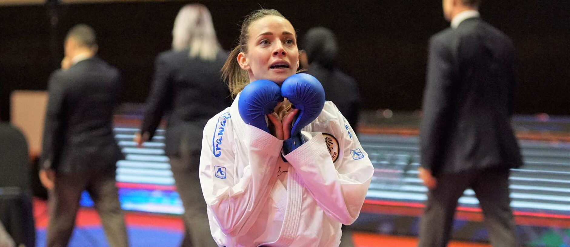 Riesige Erleichterung: Nach einer verkorksten Saison darf Bettina Plank doch beim vielleicht einzigen Karate-Olympia-Event dabei sein. 2024 ist die Sportart schon wieder nicht mehr im Programm.