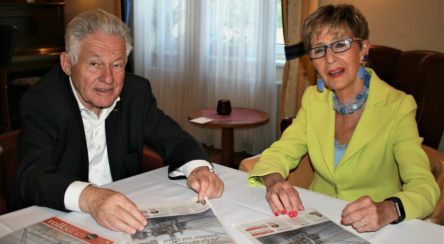 Am Rande des Landestages nahmen sich Seniorenbund-Landeschef Josef Pühringer und Bundesobfrau Ingrid Korosec fürs VOLKSBLATT Zeit.