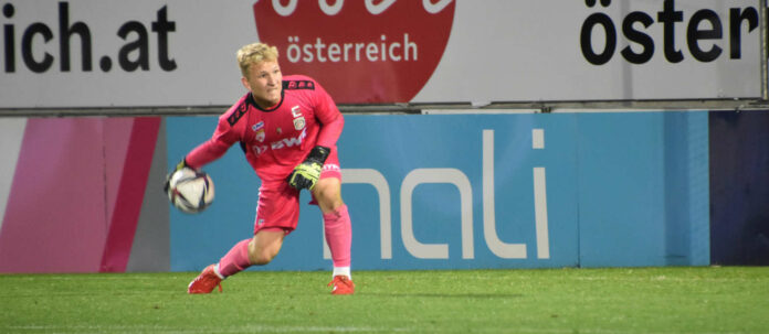 Juniors-Keeper Florian Gruber (18) hatte bei seinem unverhofften Debüt alles im Griff, spielte fehlerlos.