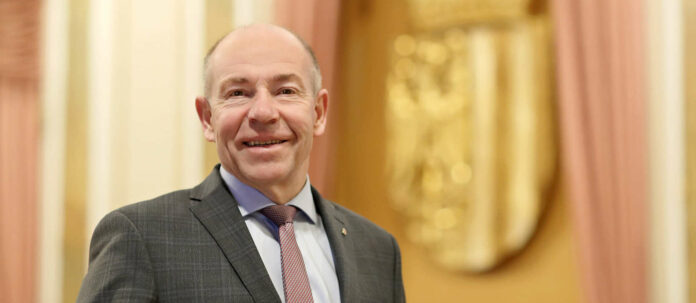 Landtagspräsident Max Hiegelsberger