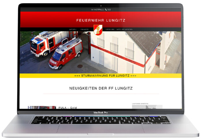 Die Freiwillige Feuerwehr Lungitz nutzte als eine der ersten das neue Angebot.