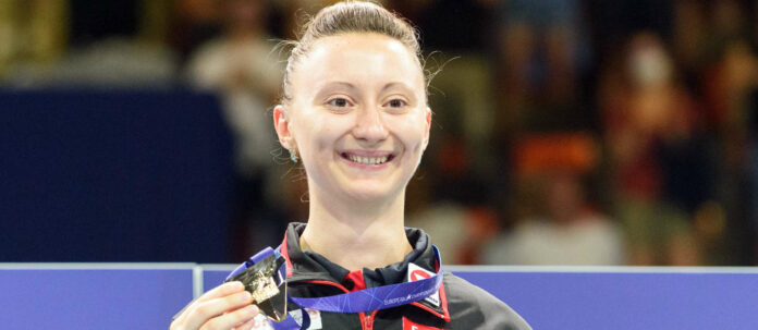 Europameisterin Sofia Polcanova