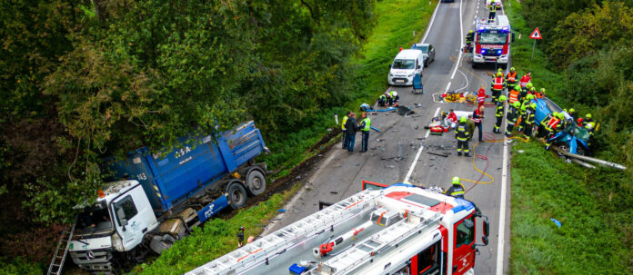 Schwerer Verkehrsunfall zwischen Asten und St. Florian