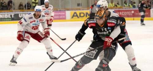 Die Black Wings Linz um Kapitän Brian Lebler (v.) empfangen am Freitag Meister und Titelkandidat Salzburg.