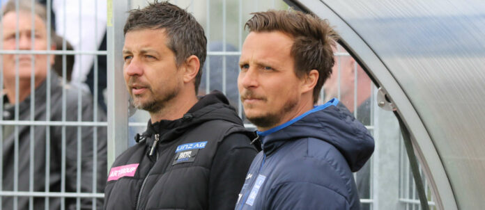 Gerald Scheiblehner (l.) und Tino Wawra stehen bei Blau-Weiß Linz vor einer ungewissen Zukunft.