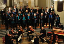 Die Evangelische Kantorei, begleitet vom Orchester Concerto Luterano