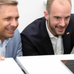 Landesrat Wolfgang Hattmannsdorfer und Digital-Staatssekretär Florian Tursky bei den DigiCamps 2022.