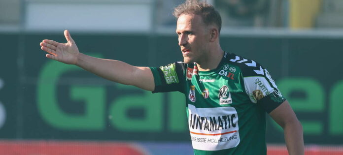 Marcel Ziegl will als Kapitän der SV Guntamatic Ried den Weg zum Klassenerhalt weisen.