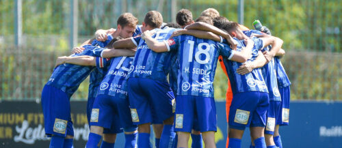 Das Team von Blau-Weiß Linz glaubt nach wie vor an den Meistertitel und den Aufstieg in die Bundesliga.