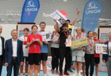 Begeisterung pur: Die Freude beim ersten UNIQA Ninja Cup war nicht nur beim Siegerteam „Sauerrams“ groß.