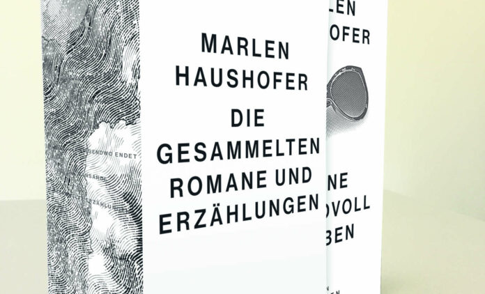 Marlen Haushofer: Die gesammelten Romane und Erzählungen. Claassen, sechs Bände im Schuber, ca. 2000 Seiten, Euro 92,60