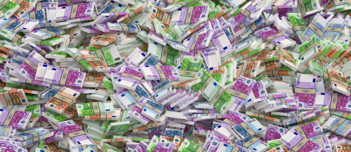 Millions of Euros - Euro Banknotes