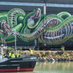 „The Translucent Serpent“ auf 900 Quadratmeter Linzer Hafen