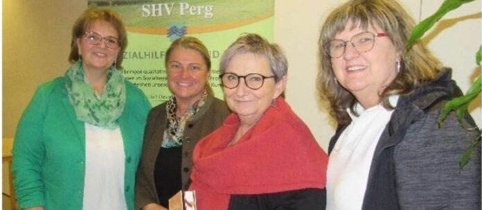 V. l.: Sonja Neuhofer, Doris Mittendorfer, Validationsexpertin Hildegard Nachum und Elfriede Reindl