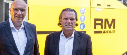 Gründer und Eigentümer Gerald Hanisch (l.) mit dem neuen CEO Günther Weisseneberger.
