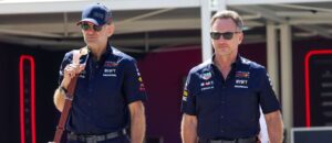 Cheftechniker Adrian Newey (links) und Teamchef Christian Horner (Red Bull Racing) gehen definitiv bald getrennte Wege