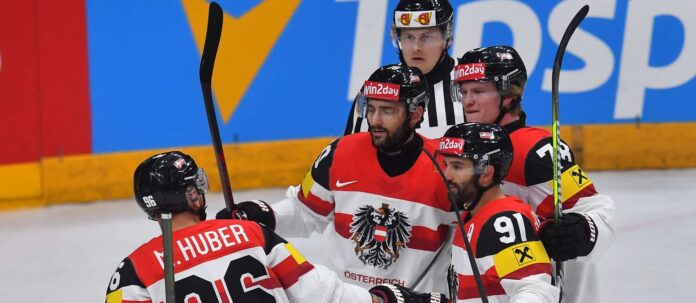 Die Österreicher feierten bei der WM in Prag einen unerwarteten Punktgewinn gegen Eishockey-Großmacht Kanada