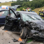 Fünf Verkehrstote verzeichnete der Bezirk Rohrbach 2023, zwei davon bei diesem Unfall am 1. Juli zwischen St. Martin und Landshaag.