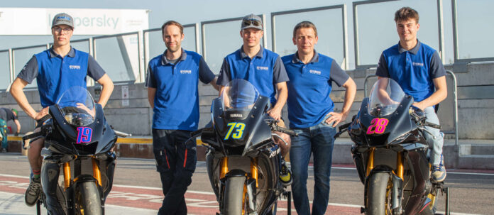 Andreas Kofler, Crew-Chef Alex Linortner, Max Kofler, Teamchef Klaus Kofler und Lennox Lehmann (von links)