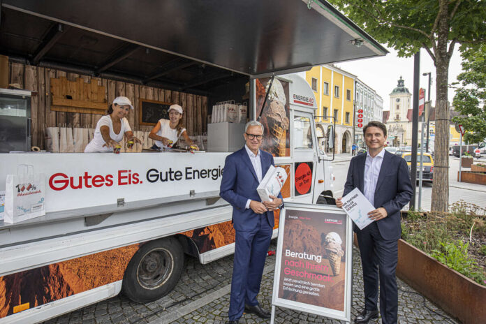 Klaus Dorninger und Alexander Marchner, die Geschäftsführer des Energie AG Vertriebs.