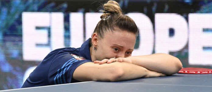In München gewann Sofia Polcanova 2022 den EM-Titel im Tischtennis und konnte es kaum fassen.