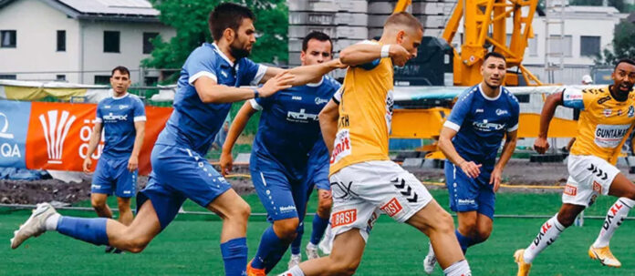 Beim 11:0 in Röthis waren die Rieder Kicker nicht zu halten, das dürfte gegen Meister Sturm Graz anders werden